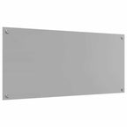 Kitchen Backsplash Light grey 110 x 50 x 0.6 cm Tempered Glass