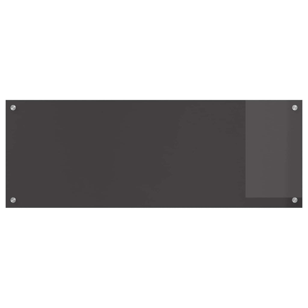 Kitchen Backsplash Dark grey 110 x 40 x 0.6 cm Tempered Glass