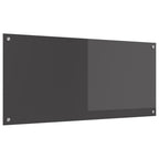 Kitchen Backsplash Dark grey 110 x 50 x 0.6 cm Tempered Glass