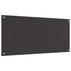 Kitchen Backsplash Dark grey 110 x 50 x 0.6 cm Tempered Glass