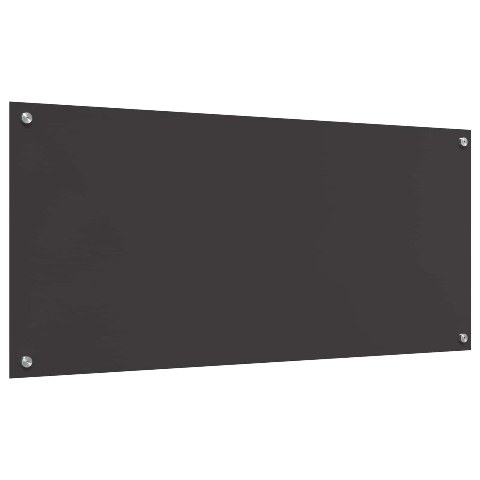 Kitchen Backsplash Dark grey 110 x 50 x 0.6 cm Tempered Glass