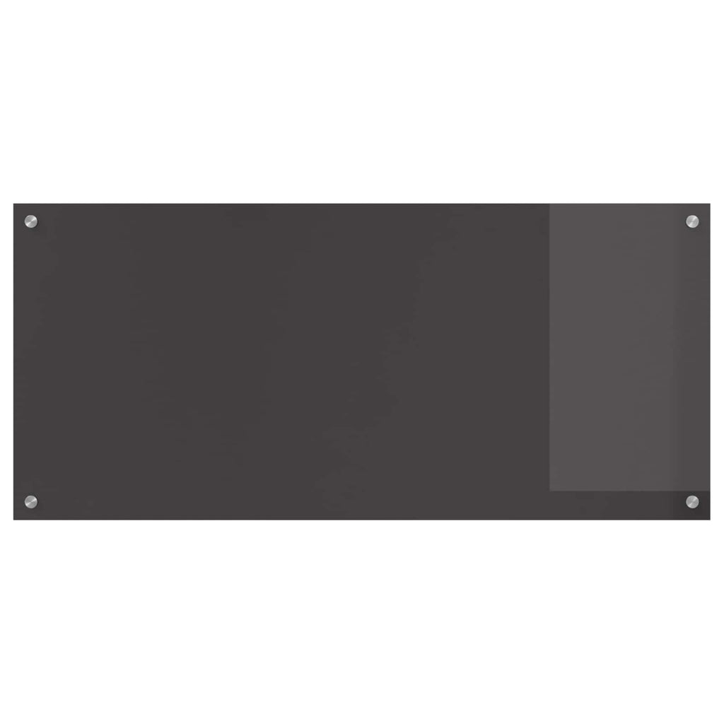 Kitchen Backsplash Dark grey 110 x 50 x 0.6 cm Tempered Glass