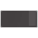 Kitchen Backsplash Dark grey 110 x 50 x 0.6 cm Tempered Glass