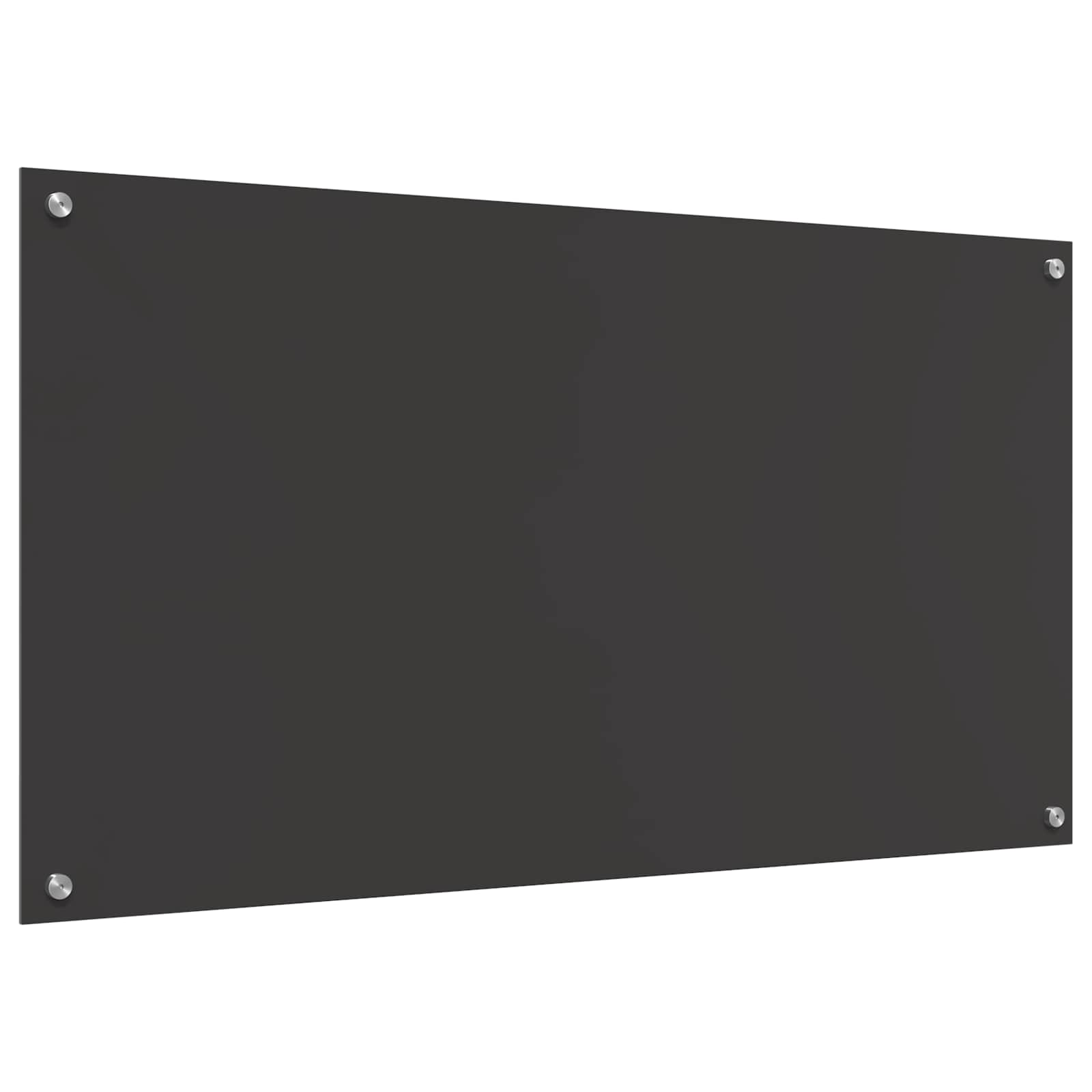 Kitchen Backsplash Dark grey 110 x 60 x 0.6 cm Tempered Glass