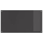 Kitchen Backsplash Dark grey 110 x 60 x 0.6 cm Tempered Glass