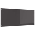 Kitchen Backsplash Dark grey 120 x 50 x 0.6 cm Tempered Glass