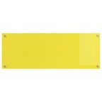 Kitchen Backsplash Yellow 110 x 40 x 0.6 cm Tempered Glass