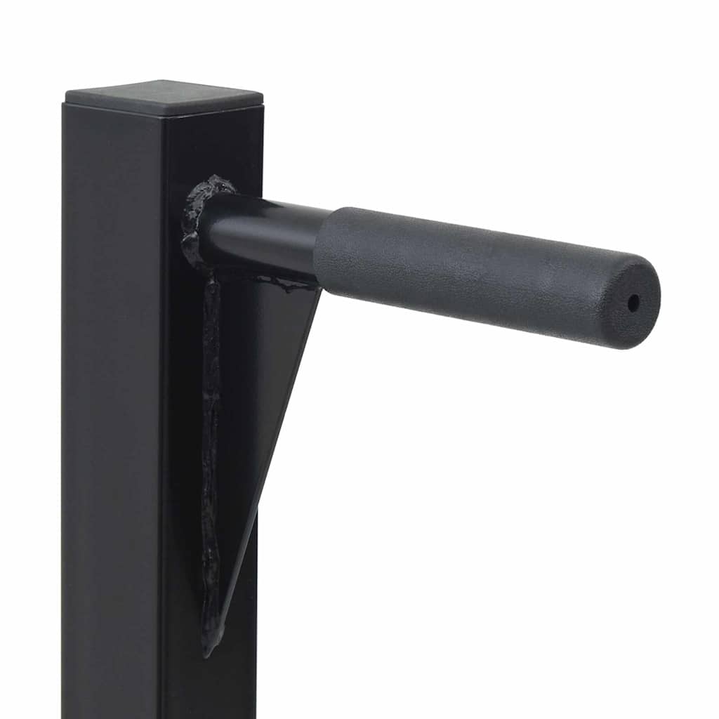 Dip Station Black 103.5 x 66.5 x 121.5 cm Powder-Coated Steel