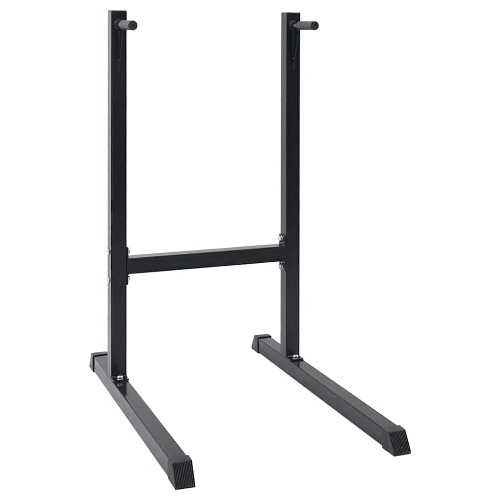Dip Station Black 103.5 x 66.5 x 121.5 cm Powder-Coated Steel