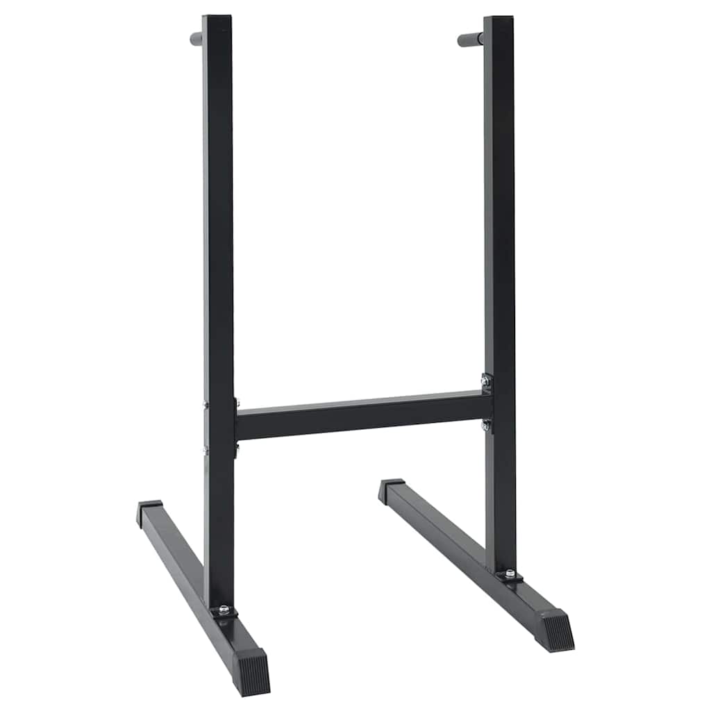 Dip Station Black 103.5 x 66.5 x 121.5 cm Powder-Coated Steel