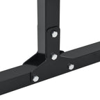 Dip Station 2 pcs Black 55 x 90 x 104.5 cm Powder-Coated Steel
