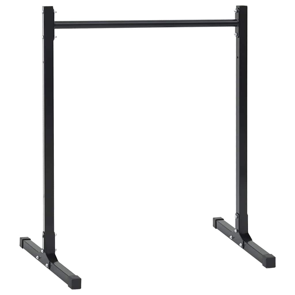 Dip Station 2 pcs Black 55 x 90 x 104.5 cm Powder-Coated Steel