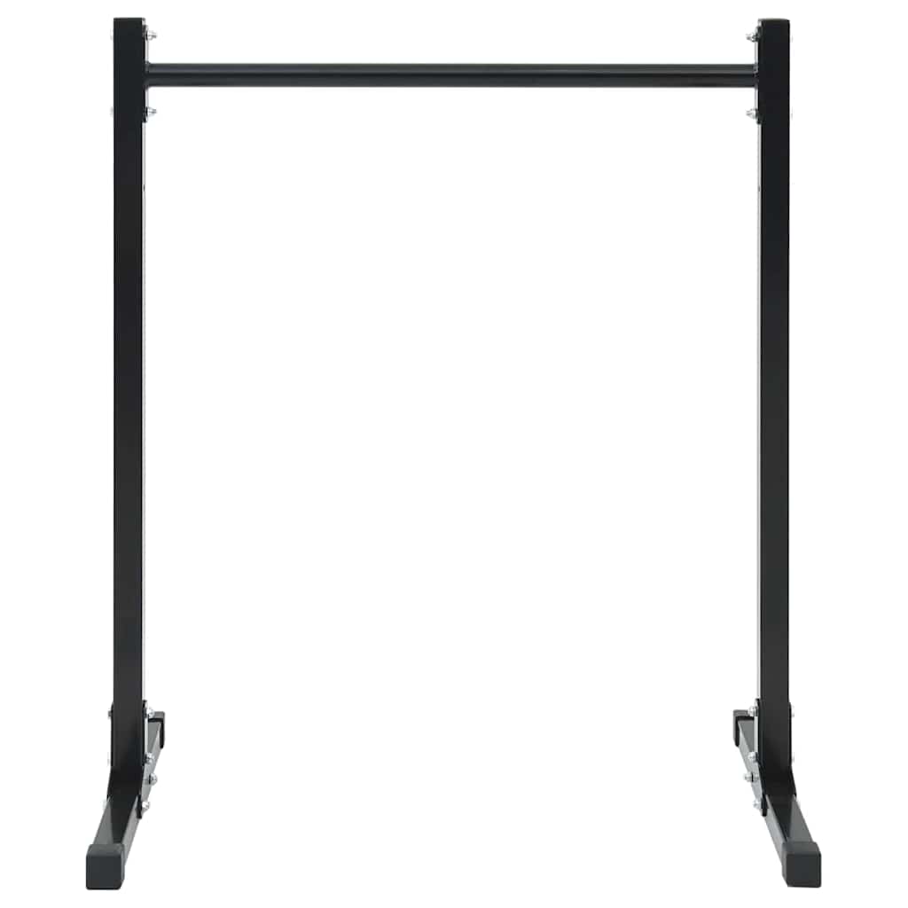 Dip Station 2 pcs Black 55 x 90 x 104.5 cm Powder-Coated Steel
