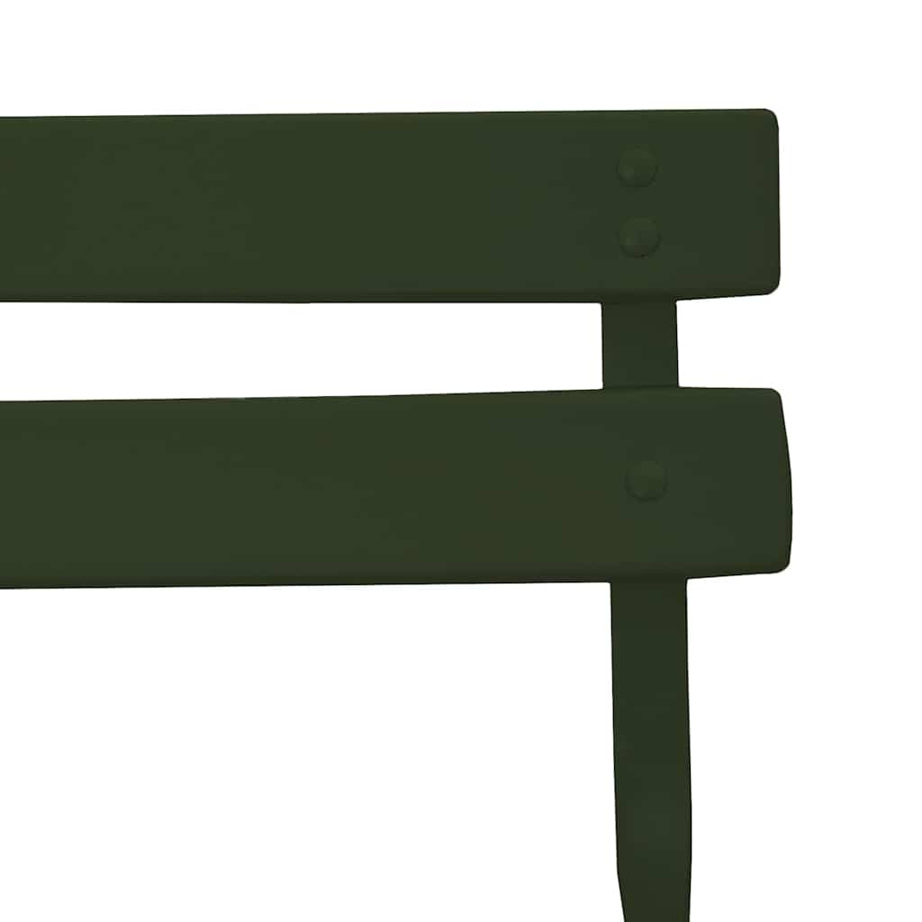 Garden Folding Chair Folding 2 pcs Green 42 x 46 x 82cm Metal
