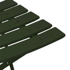 Garden Folding Chair Folding 2 pcs Green 42 x 46 x 82cm Metal