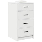 Sideboard with Drawer White 40 x 41 x 75 cm Engineered wood