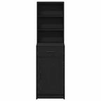 Highboard Black Oak 40 x 40.5 x 135 cm Engineered Wood