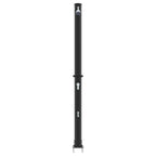 Outdoor Solar shower Black 217 cm PVC and Aluminium