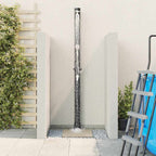 Outdoor Solar shower Black 217 cm PVC and Aluminium