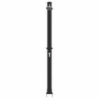 Outdoor Solar shower Black 217 cm PVC and Aluminium