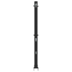 Outdoor Solar shower Black 217 cm PVC and Aluminium