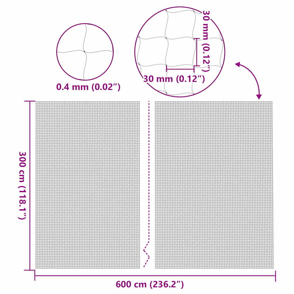 Cat Net Transparent Nylon