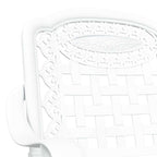 Garden Chair 2 pcs White 55 x 56.5 x 91cm Aluminium