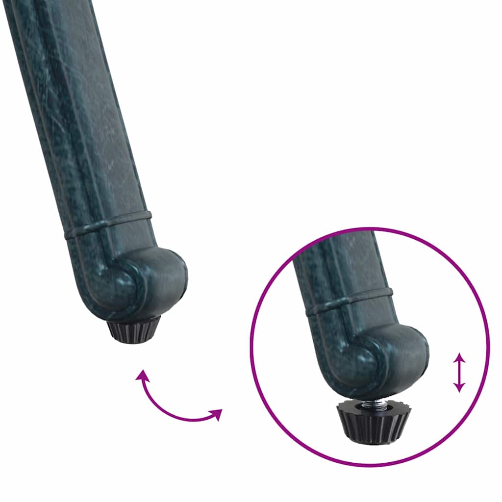 Garden Chair 2 pcs Green 56 x 55 x 92.5cm Aluminium