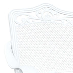 Garden Chair 2 pcs White 55 x 55 x 92.5cm Aluminium