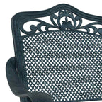 Garden Chair 2 pcs Green 64 x 62 x 93cm Aluminium