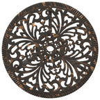 Garden Bistro Set 3 pcs Bronze Aluminium