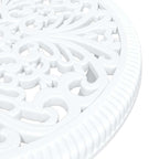 Garden Bistro Set 3 pcs White Aluminium