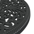 Garden Bistro Set 3 pcs Black Aluminium