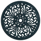 Garden Bistro Set 3 pcs Green Aluminium