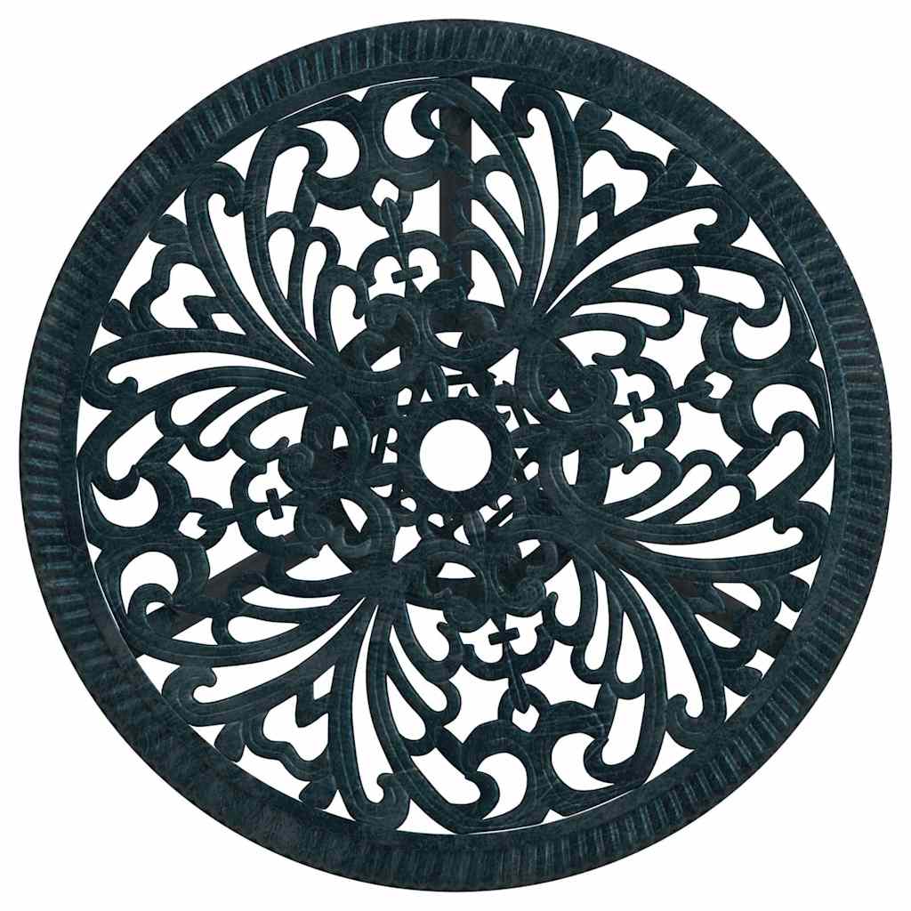 Garden Bistro Set 3 pcs Green Aluminium