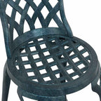 Garden Chair 2 pcs Green 39 x 40 x 87cm Aluminium