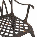 Garden Chair 2 pcs Bronze 53 x 51 x 88.5cm Aluminium