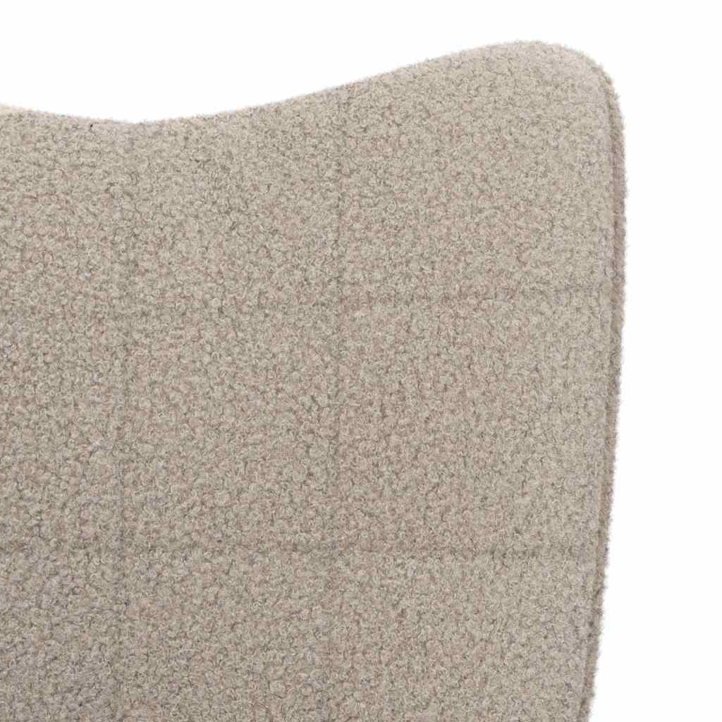 Relaxing Chair Light grey 61 x 78 x 98 cm Fabric