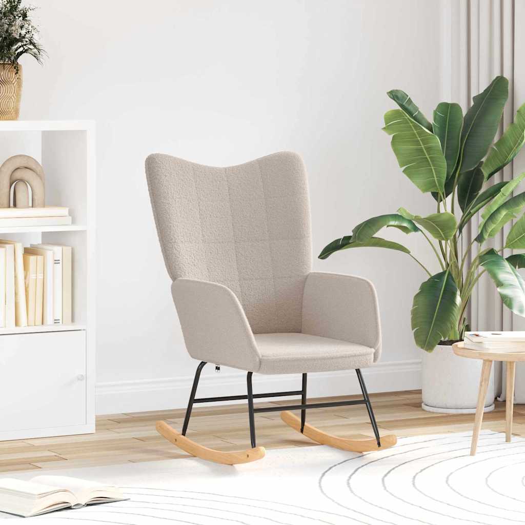 Relaxing Chair Light grey 61 x 78 x 98 cm Fabric