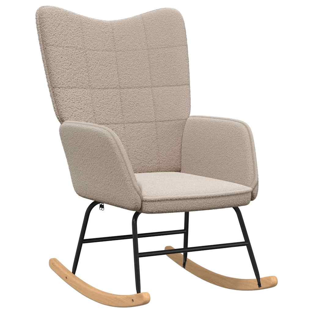 Relaxing Chair Light grey 61 x 78 x 98 cm Fabric