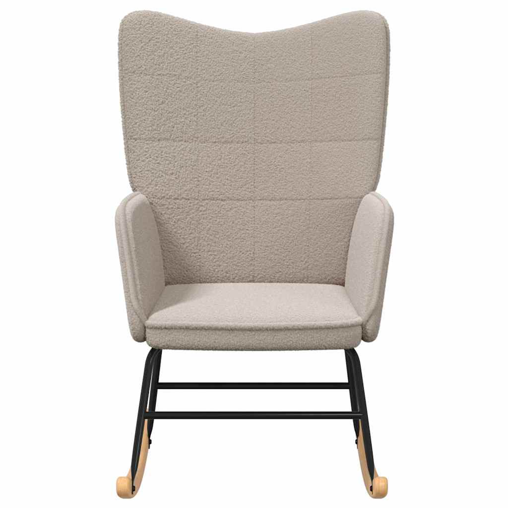 Relaxing Chair Light grey 61 x 78 x 98 cm Fabric