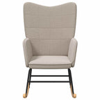 Relaxing Chair Light grey 61 x 78 x 98 cm Fabric
