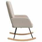 Relaxing Chair Light grey 61 x 78 x 98 cm Fabric