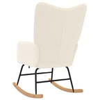 Relaxing Chair Cream 61 x 78 x 98 cm Fabric
