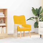 Relaxing Chair Light yellow 63 x 67 x 94 cm Fabric
