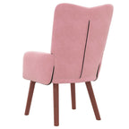 Relaxing Chair Pink 63 x 67 x 94 cm Velvet