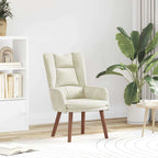 Relaxing Chair Cream 63 x 67 x 94 cm Velvet