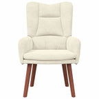 Relaxing Chair Cream 63 x 67 x 94 cm Velvet