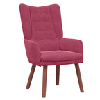 Relaxing Chair Wine red 63 x 67 x 94 cm Velvet
