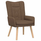 Relaxing Chair Brown 63 x 67 x 94 cm Fabric
